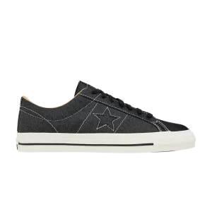 Converse One Star Pro Low 'Denim - Black' Sneakers Black/Black/Egret A04148C