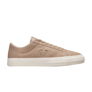 Converse One Star Pro Low 'Snake Suede' Sneakers Nomad Khaki/Oat milk/Egret A07323C