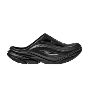 HOKA Ora Recovery Mule 'Triple Black' Sneakers Black/Black 1147951 BBLC