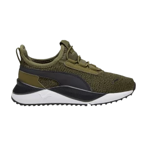 Puma Pacer Easy Street AC Little Kid 'Olive Drab' Sneakers Olive Speckled/Black 384437 09