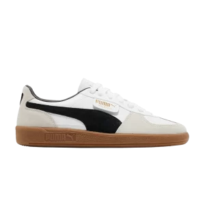 Puma Palermo Leather 'White Black Gum' Sneakers White/Gray/Bubblegum 396464 01