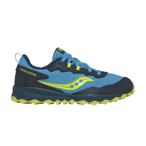 Saucony Peregrine KDZ Big Kid 'Blue Citron' Sneakers Blue/Citron SK267788