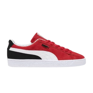 Puma Pinstripe Sports Club x Suede 'Red Black' Sneakers Forever Red/White/Black 398873 01