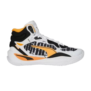 Puma Playmaker Pro Mid 'Block Party 'Sneakers White/Clementine 378328 01