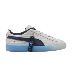 PlayStation x Puma Suede Big Kid 'Glacial Grey 'Sneakers Glacial Grey/New Navy 396655 01