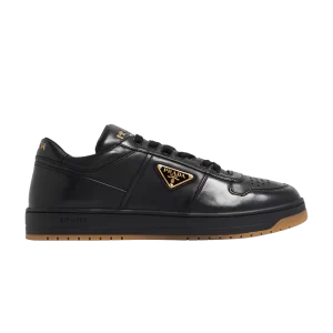 Prada Downtown Leather 'Black Gold' Sneakers Black 2EE364 038 F0633