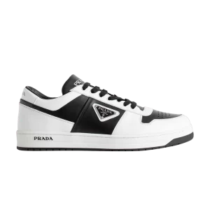 Prada Downtown Leather 'White Black' Sneakers White/Black 2EE364 3LKG F0967