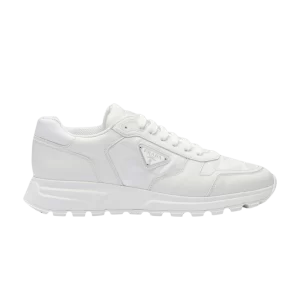 Prada Leather and Re-Nylon 'White' Sneakers White 2EE390 3LNW F0009