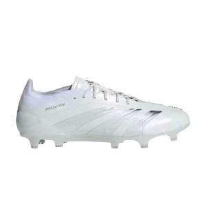 adidas Predator 24 Elite Low FG 'Pearlized Pack' Cloud White/Metallic Silver/Cloud White IE1803