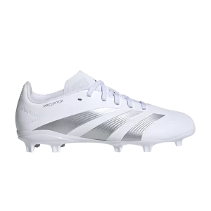 adidas Predator 24 League FG J 'Pearlized Pack' Cloud White/Metallic Silver/Cloud White IG7749