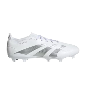 adidas Predator 24 League FG 'Pearlized Pack' Cloud White/Metallic Silver/Gray One IE2372