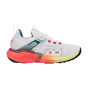 Under Armor Project Rock 5 GS 'White After Burn' Sneakers White/Coastal till 3025437 100