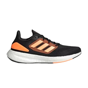 adidas PureBoost 22 'Black Acid Orange' Black/Acid Orange/Red HQ8586