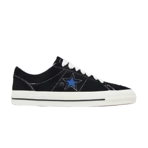 Converse Quartersnacks x One Star Pro Low 'Black' Sneakers Black/Egret/Hyper blue A09555C