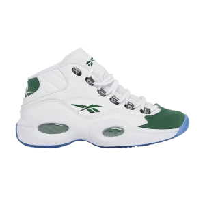 Reebok Question Mid Big Kid 'NCAA Pack - Michigan State' 2023 Cloud White/Pine Green/Cloud White IG2832