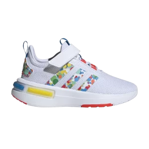 adidas Racer TR23 EL Little Kid 'Color Pop' Cloud White/Bright Red/Bright Royal ID7920