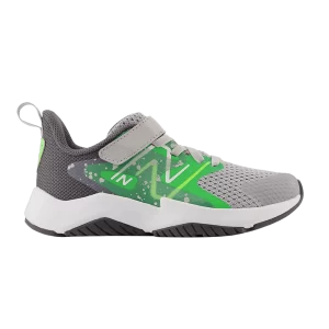 New Balance Rave Run v2 Bungee Lace Top Strap Big Kid X-Wide 'Raincloud Pixel Green' Rain Cloud/Green Punch/Pixel Green YTRAVGG2 XW