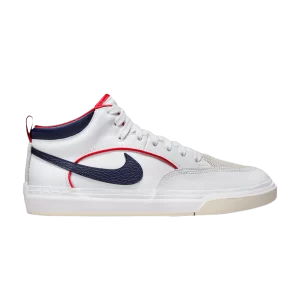 Nike React Leo SB 'White Midnight Navy' White/Midnight Navy/Varsity Red/White FD0268 100