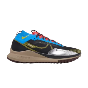 Nike React Pegasus Trail 4 GORE-TEX 'Black Vivid Sulfur' Black/Light Photo Blue/Track Red/Bright Gray DJ7926 003