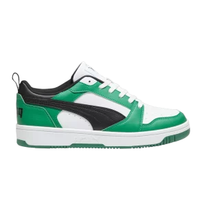 Puma Rebound V6 Low 'Archive Green Black 'Sneakers White/Black/Green Archive 392328 06