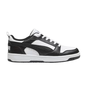 Puma Rebound V6 Low 'Black White' Sneakers White/Black/White 392328 01