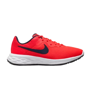 Nike Revolution 6 'Bright Crimson Obsidian' Crimson/White/Obsidian DC3728 601