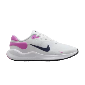 Nike Revolution 7 GS 'White Playful Pink Navy' White/Playful Pink/Midnight Navy FB7689 103