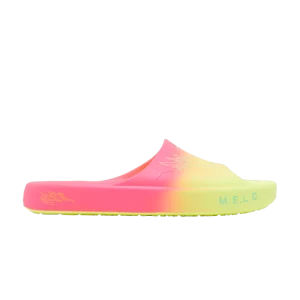 Puma Rick and Morty x LaMelo Ball x Shibui Cat Slide 'Adventures 'Sneakers Safety Yellow/Pink Glow/Electric Green 394167 01