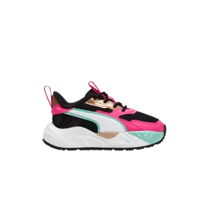 Puma RS-Trck AC Infant 'Vacay Queen' Sneakers Black/White/Luminous Pink 392739 01