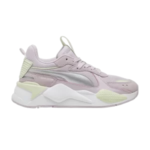 Puma RS-X Metallic Big Kid 'Grape Mist Silver' Sneakers Grape Mist/Silver 391984 05