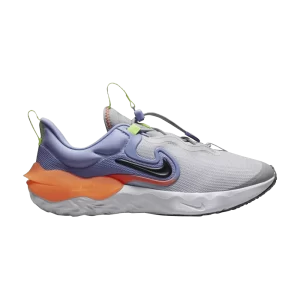 Nike Run Flow GS 'Photon Dust Purple Pulse' Photon Dust/Purple Pulse/Total Orange/Black DR0472 002