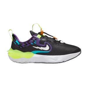 Nike Run Flow PS 'Black Teal Nebula Volt' Black/Thiel Nebula/Volt/White DZ4489 001