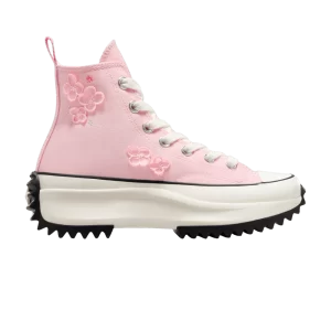 Converse Run Star Hike Platform High '3D Flowers' Sneakers Donut glaze/Egret/Black A09801C