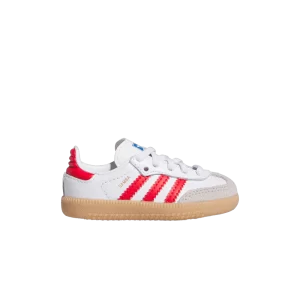 adidas Samba OG I 'White Collegiate Red Gum' Sneakers White Cloud/Red Color/Bubblegum JI4467