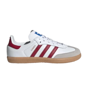 adidas Samba OG C 'White Collegiate Burgundy Gum' White Cloud/Burgundy Color/Bubblegum IE1333