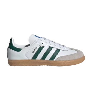 adidas Samba OG J 'White Collegiate Green Gum' White Cloud/Collegiate Green/Bubblegum IE1334