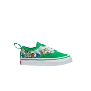 Vans Sesame Street x Authentic Toddler 'Sesame Street Family 'Sneakers Green/Multi VN0A34A1BGK