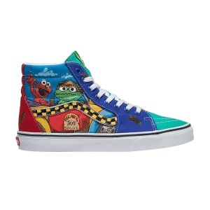 Vans Sesame Street x Sk8-Hi 'Oscar's Taxi Service' Sneakers Multicolor VN000D5IBMB