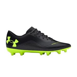 Under Armor Shadow Select 2 FG Jr 'Black High Vis Yellow' Sneakers Black/Castlerock/Yellow High Security 3028709 002