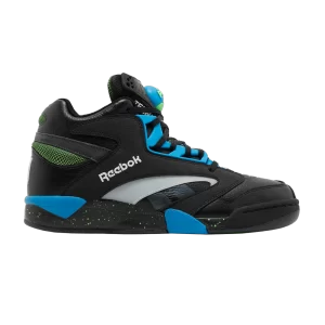 Reebok Shaq Victory Pump 'Pump Universe' Sneakers Black/Energy Blue/Solar Lime H06491