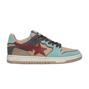 Sneakers BAPE Sk8 Sta #4 M2 'Beige Gray Blue 'Grey 1K80191313 GRY