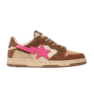 BAPE Sk8 Sta #6 'Brown Pink 'Sneakers Brown 1J20191004 BRN