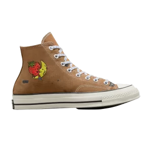 Converse Sky High Farm Workwear x Chuck 70 High 'Strawberry Moon 'Sneakers Brown/Egret A06516C