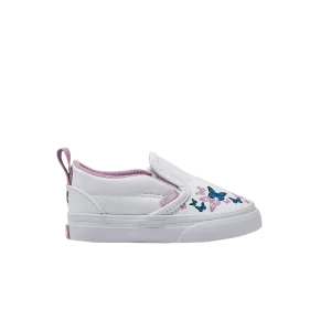 Vans Slip-On V Toddler 'Butterfly Kisses' Sneakers Butterfly Kisses True White/Multi VN000D0SAHP