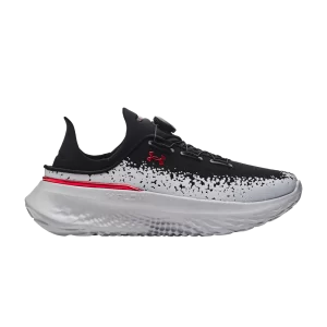 Under Armor SlipSpeed Mega 'Black Gray Red' Sneakers Black/Mod Gray/Red 3028539 004