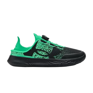 Under Armor SlipSpeed Printed GS 'Black Vapor Green' Sneakers Black/Vapor Green 3028654 001