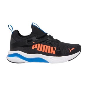 Puma SoftRide Rift Pop Big Kid 'Black Hot Heat' Sneakers Black/Hot Warm 194773 19