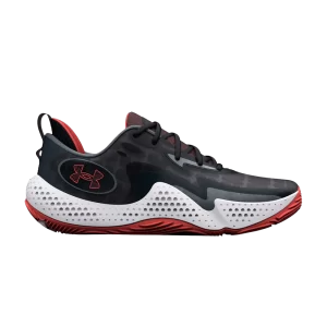 Under Armor Spawn 5 'Black Red' Sneakers Black/Gravel 3026285 001