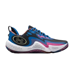 Under Armor Spawn 5 LE 'Black Pink Edge' Sneakers Black/Pink Edge/Lemon Ice 3026758 001