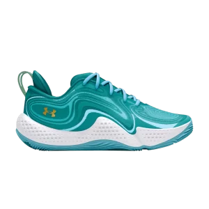 Under Armor Spawn 6 'Circuit Teal White' Sneakers Teal outline/Sky blue/White 3027769 300